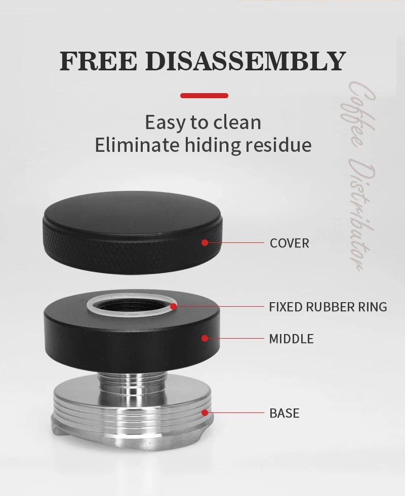 TMISHION Outil De Tamper à Café Tamper à Café En Acier Inoxydable 30 Lb