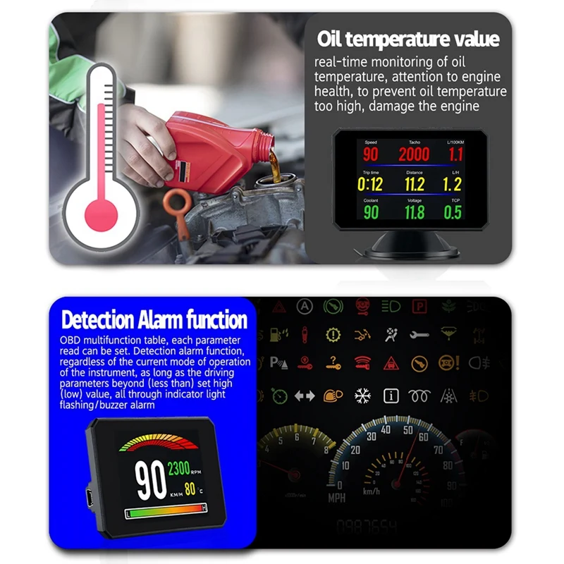 OBD Ʈ HUD  ÷, ڵ  跮, OBD2 Ʈ   溸 ý, P16