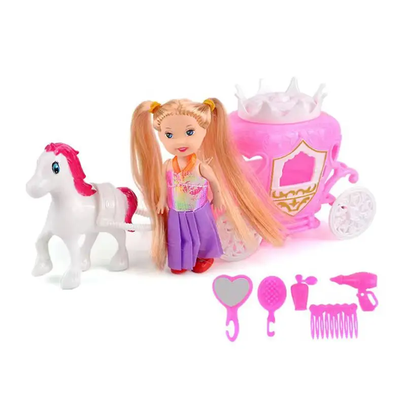 Barbie boneca cavalo branco princesa fogos de artifício mini pista de  corrida playset família bebê menina brinquedos casa para aniversário menina  brinquedos para crianças - AliExpress