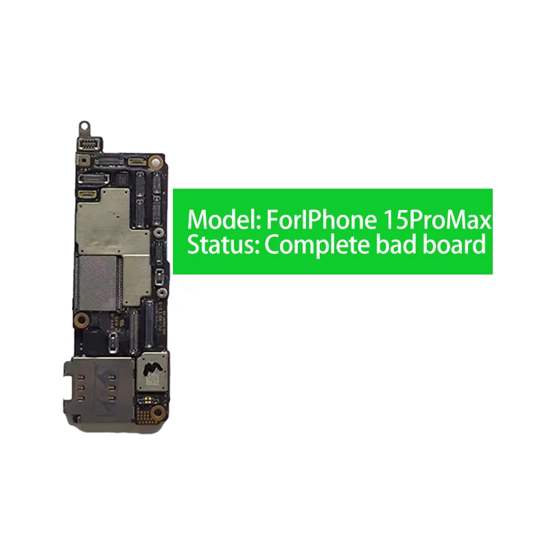 iPhone 15 15Plus 15Pro 15ProMax の破損したマザーボード練習用完全な