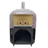 Four à pizza italien commercial à chauffage électrique pour extérieur, idéal pour boulangerie, restaurant, terrasse, cuisson sur mesure 4