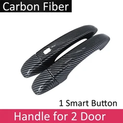 Luxurious Chrome Door Handle Cover Trim Set - Anti - Scratch Car Door Accessories (1 Buttons)