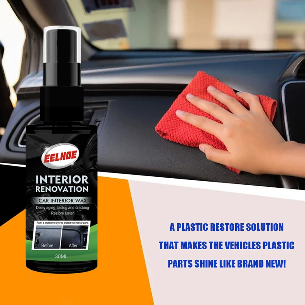 50/30ml Car Plastic Parts Refurbish Agent Interior Restorer For