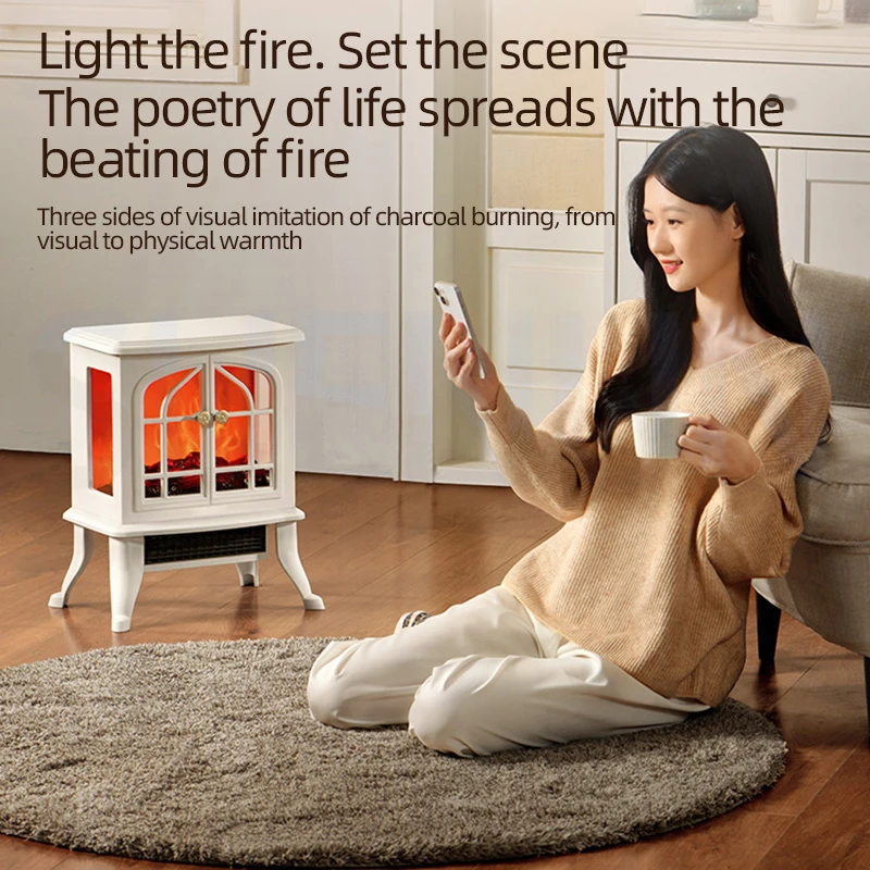 Fireplace Imitation Flame Household Heater Electric Heater Small Stove Electric Heater Rapid Heating Heater 난로 히터 6 Fireplace Imitation Flame Household Heater Electric Heater Small Stove Electric Heater Rapid Heating Heater 난로 히터 6