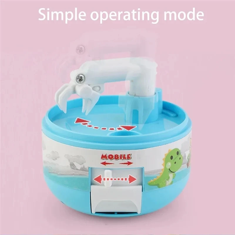 Mini Capsule Claw Machine Children Toys Household Catch Dinosaur Fingertip Board Games Funny Doll Machine Gifts Toys for Kids 4