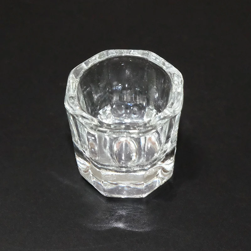 Nail Art Acrylic Liquid Cup Dappen Dish Container Glass Crystal Cups Glassware Tools for Nail Art Design 5