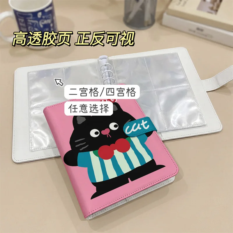 A5 K팝 아이돌 포토카드 홀더 PU 포토앨범 포토카드 바인더 수집북 사진앨범 포토카드 용품