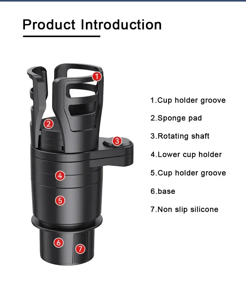 Universal car drink holder