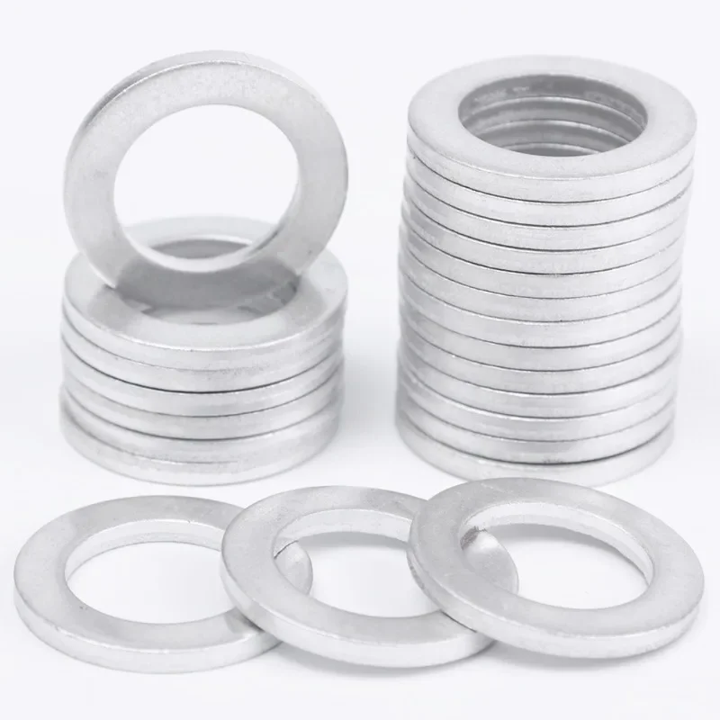 M14 Car Sealing Gasket Aluminum Screw Washer Auto Engine Bottom Oil Drain Screw Sealing Gasket Accessories for Honda 94109-14000 oil drain plug gasket oil drain plug seal washer sealing washers