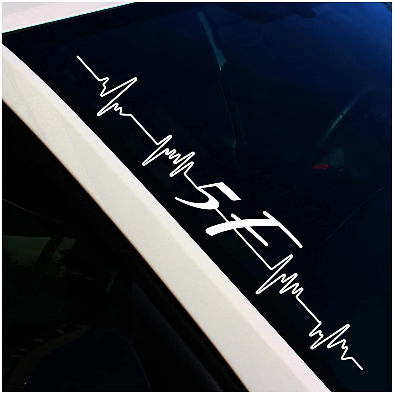 

For Finest Folia FS102 windscreen adhesive heart beat 5F Car Sticker Windowshield