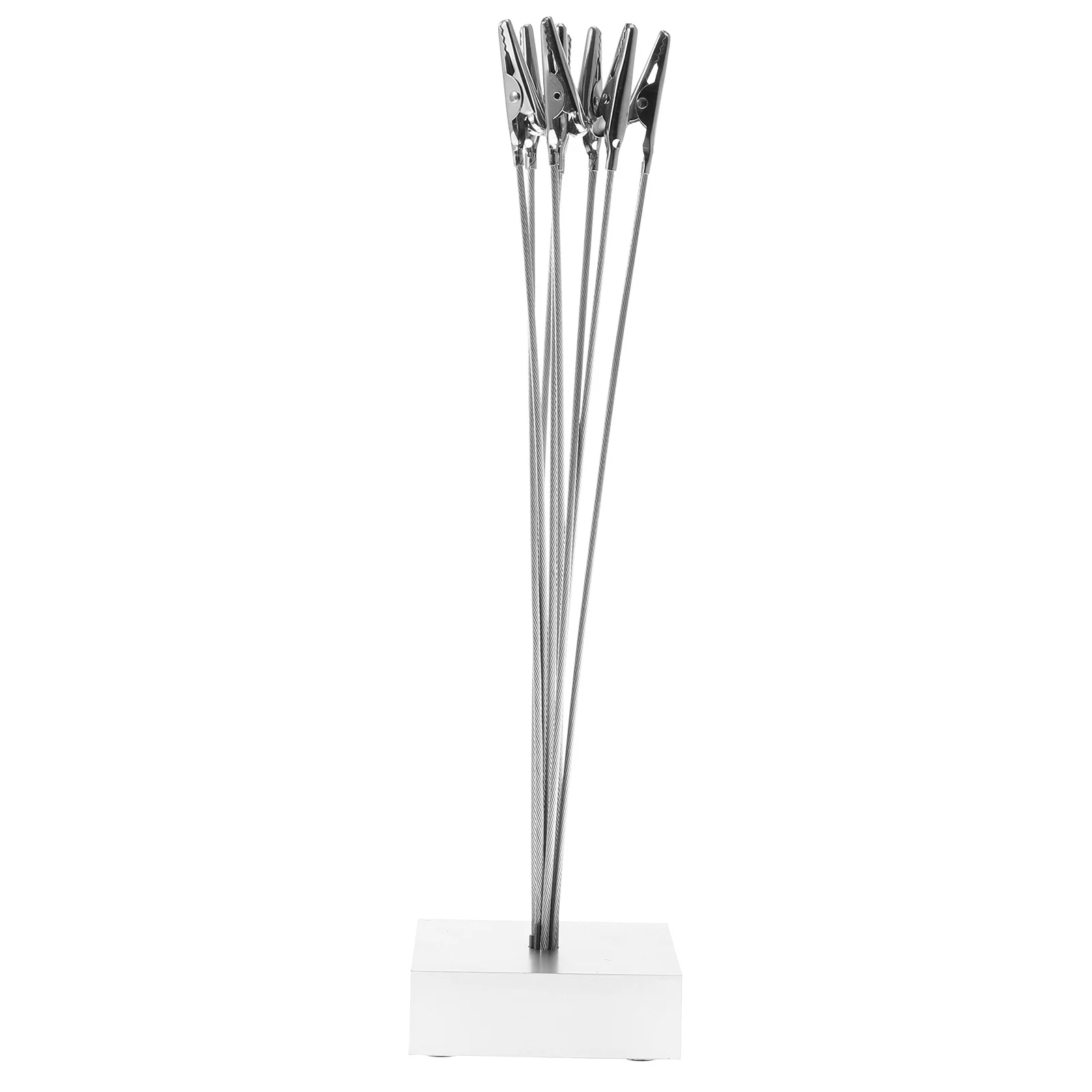 

Desktop Photo Holder Picture Stand Tree with Metal Clips Creative Photo Display Stand (8 Clips)