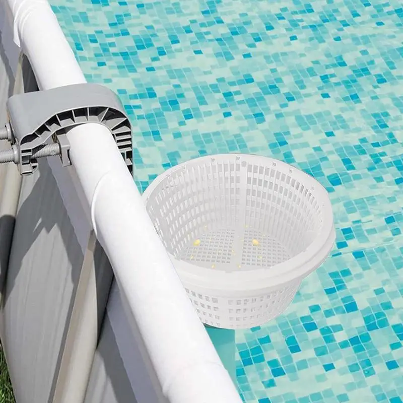 Skimmer Basket Pool Skimmer Net For Haywar d SP1091LX Pond Basket Filter with Handle Net Cleaner For Cleaning Leaves Hot Tub