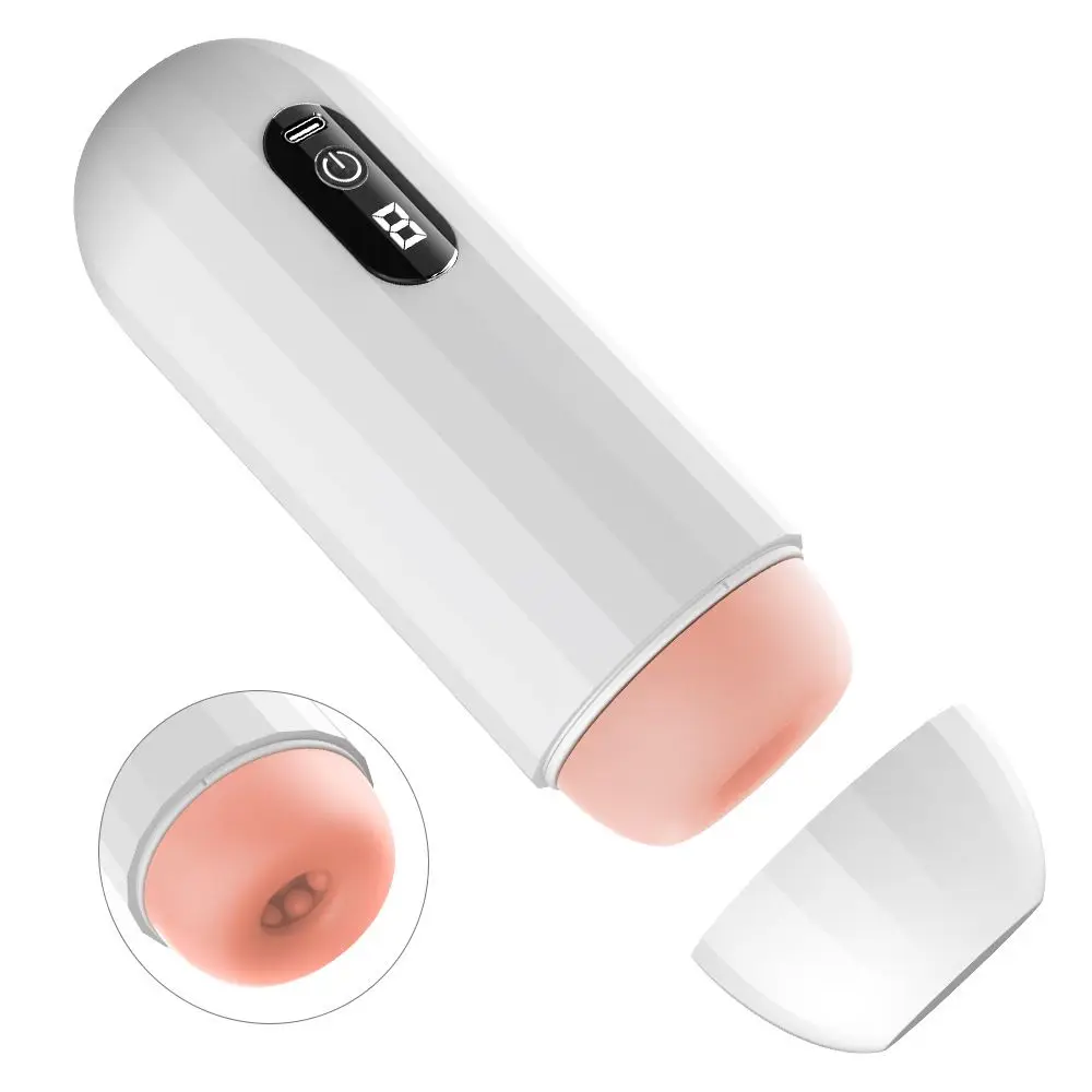 Automatic Sucking Male Masturbator Vibration Blowjob Machine Masturbation Cup Pocket Pussy Penis Pump SexToy Adult Goods for Men - Image 6