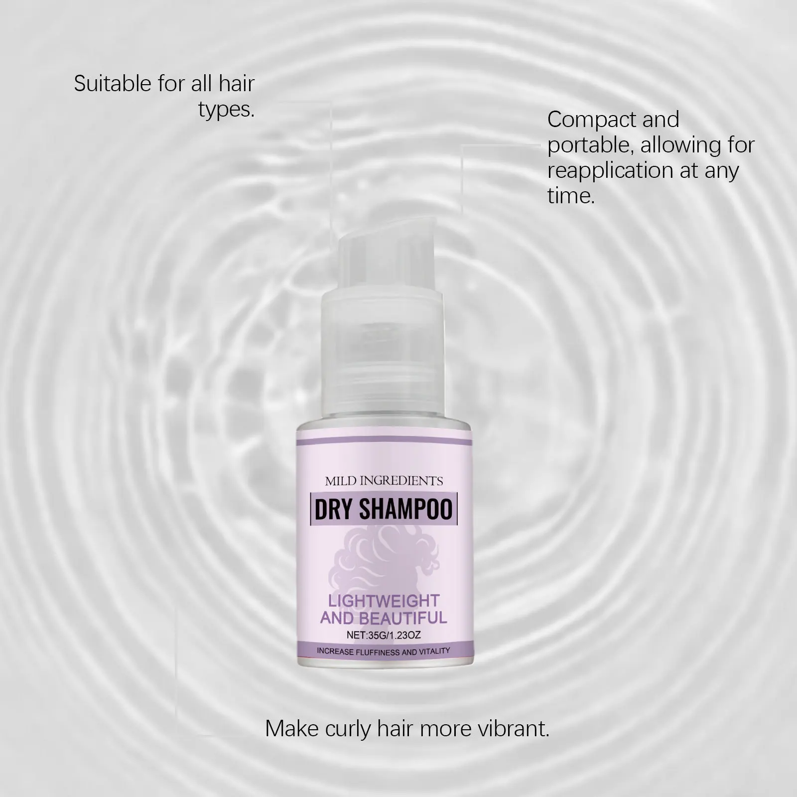 Dry Shampoo Spray Oil Control Volumizing Smooth Nourish Thickening Moisturizing Travel Lightweight Lasting Fluffy Hair Refresher 5