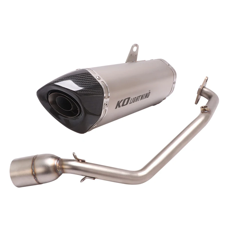 

Full Exhaust System For HONDA PCX125 150 160 2020 2021 2022 Motorcycle Escape Muffler Mid Front Link Pipe Head Connect Tube