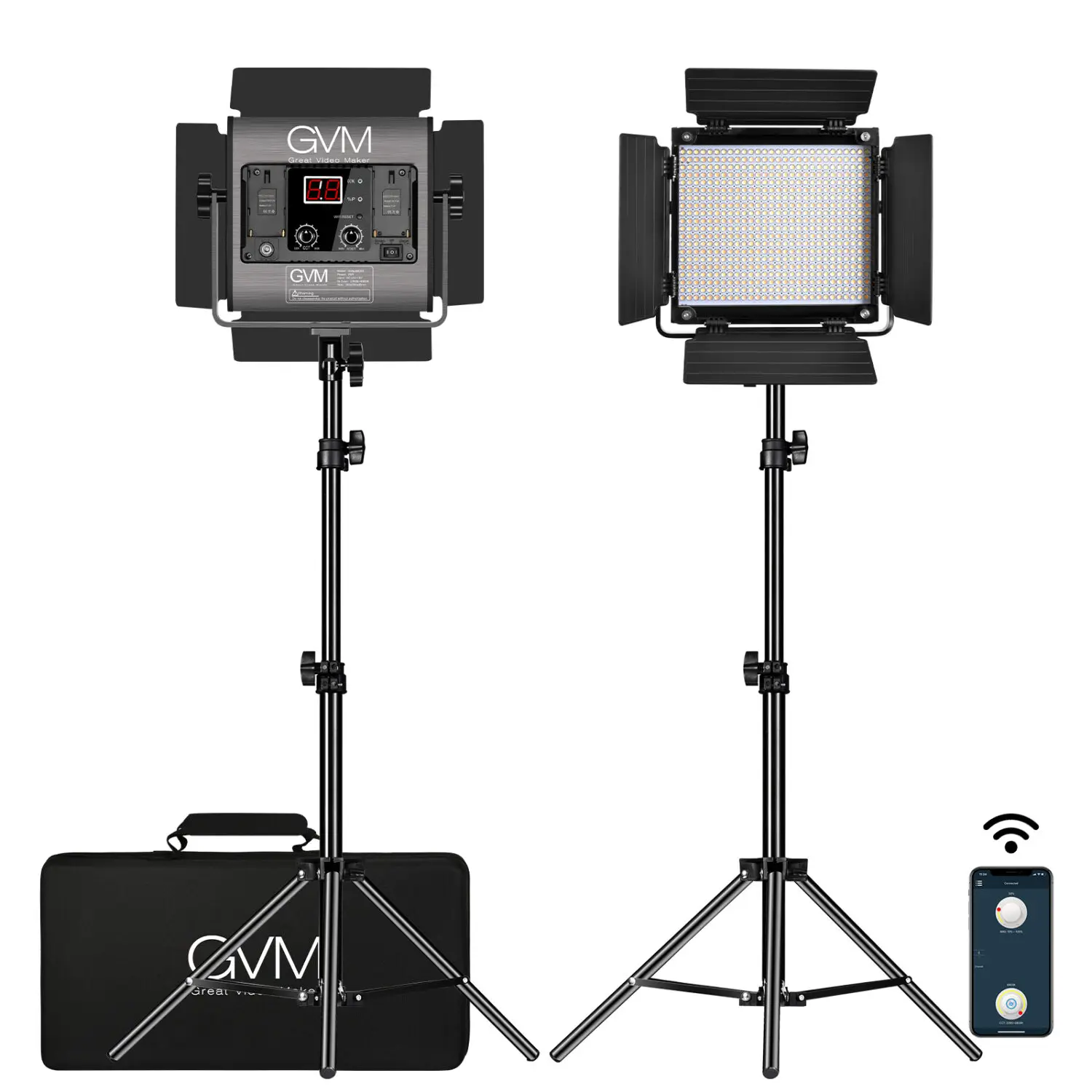 GVM LED Video Light Panel With C-Clamp, 10.2in Desk Mount ... - Ubuy - View #4