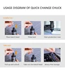 Worx 4V Mini Electrical Screwdriver Set WX240 WX242 Smart Cordless Electric Screw Driver USB Rechargeable Handle 24 / 30 Bit Set 6