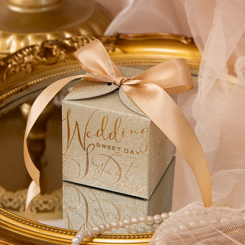 European French Engagement Wedding Favors Gifts Partner Mothers Day Gift  Box Wedding Candy Box Wholesale Treat Boxes Aniversario