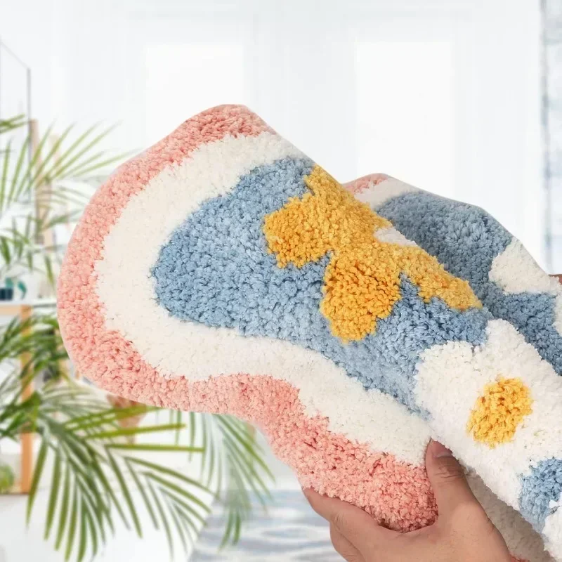 Luxurious Non-Slip Quick-Dry Faux Wool Bath Mat - Soft and Dirt Resistant