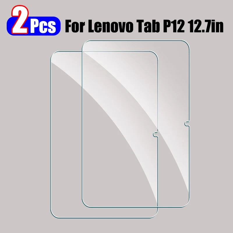 Premium Tempered Glass Screen Protector for 12.7-Inch Tablets - 2 Pack, 9H Hardness
