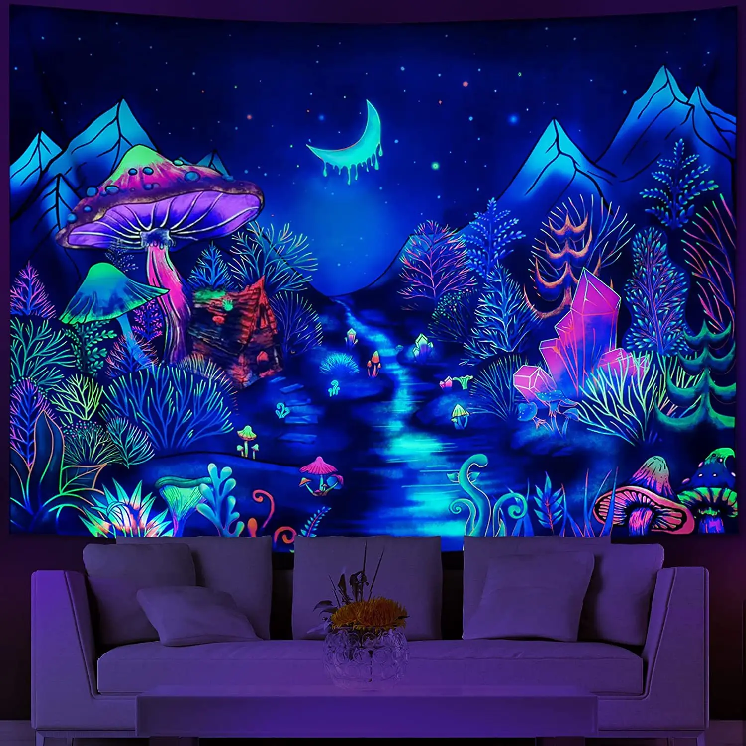 Black Light Wallpaper For Bedroom