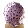 New Large Satin Bonnet Silk Night Sleeping Cap With Head Tie Band Bonnet Edge Wrap For Women Curly Braid Hair 6