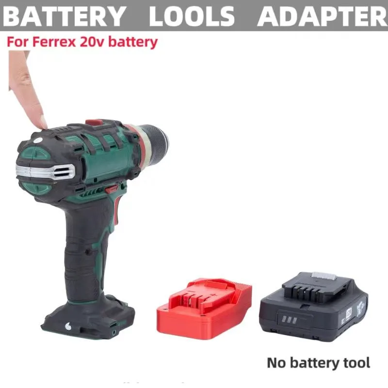 Adattatore Batteria Per Parkside X20V A Per Aldi Ferrex Activ Energy 20V Convertitore Di Attrezzi Cordless (Non Includere Strumenti E Batteria)
