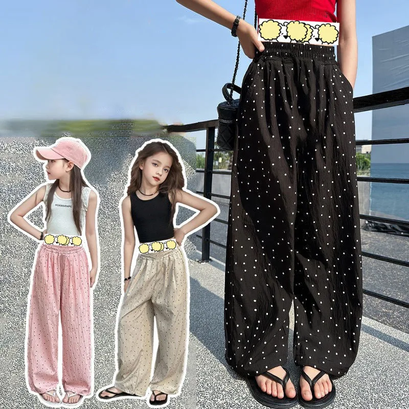 الفتيات الاطفال الصيف البولكا نقطة مستقيم الساق ال...