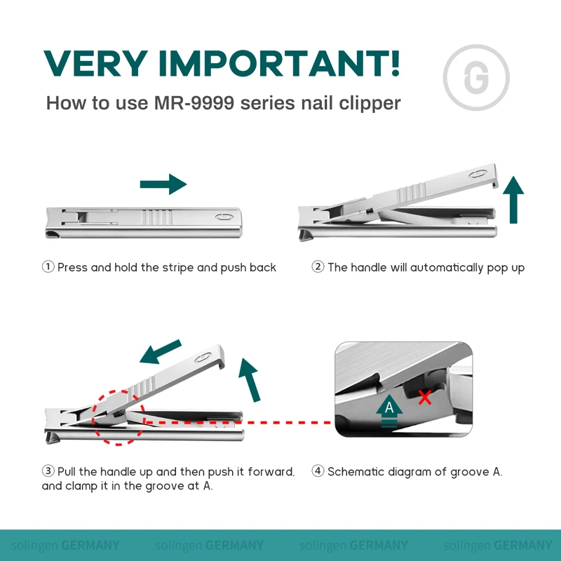 Ultra Thin MR.GREEN Nail Clippers German Precision Manufacturing Technology Nail Cutters With Cow Leather_voghion.com