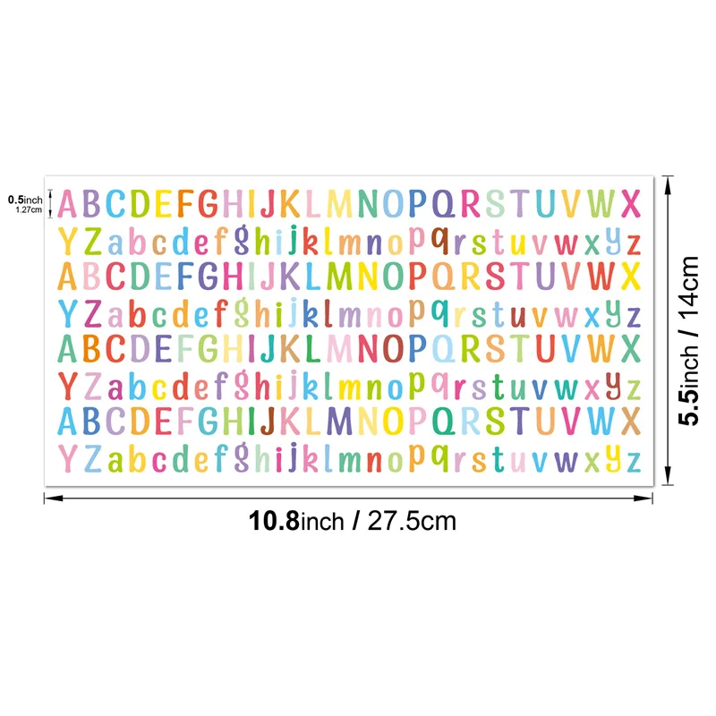 Letter Stickers Handbook Stickers Beautiful Printing Craft Supplies