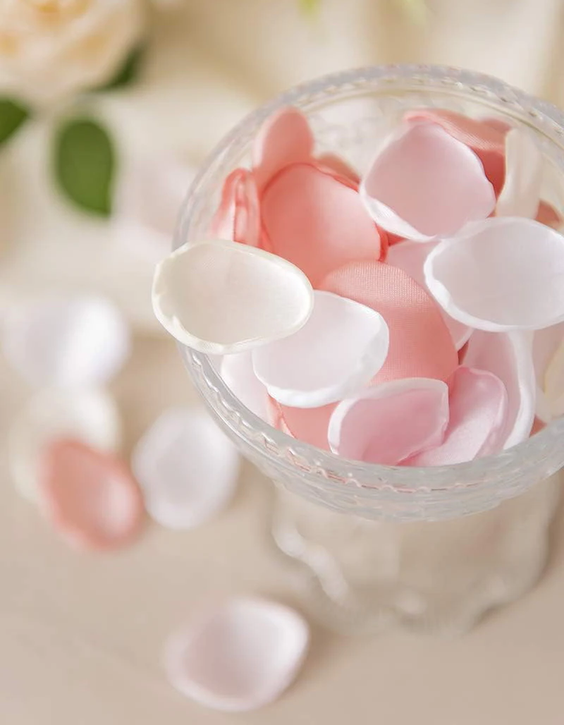 Silk Satin Rose Petals Handmade Artifical Flowers Wedding Accessories Party Decoration 100pcs/bag