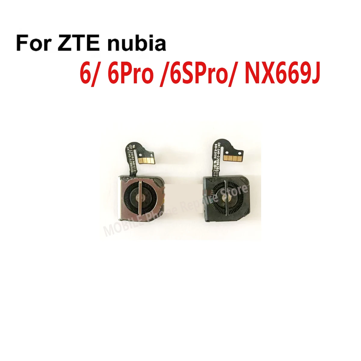 ZTE Nubia Red Magic 6S Pro 6SPro + XN669J 내부 냉각 팬 라디에이터 방열판 플렉스 케이블 교체 원래 냉각