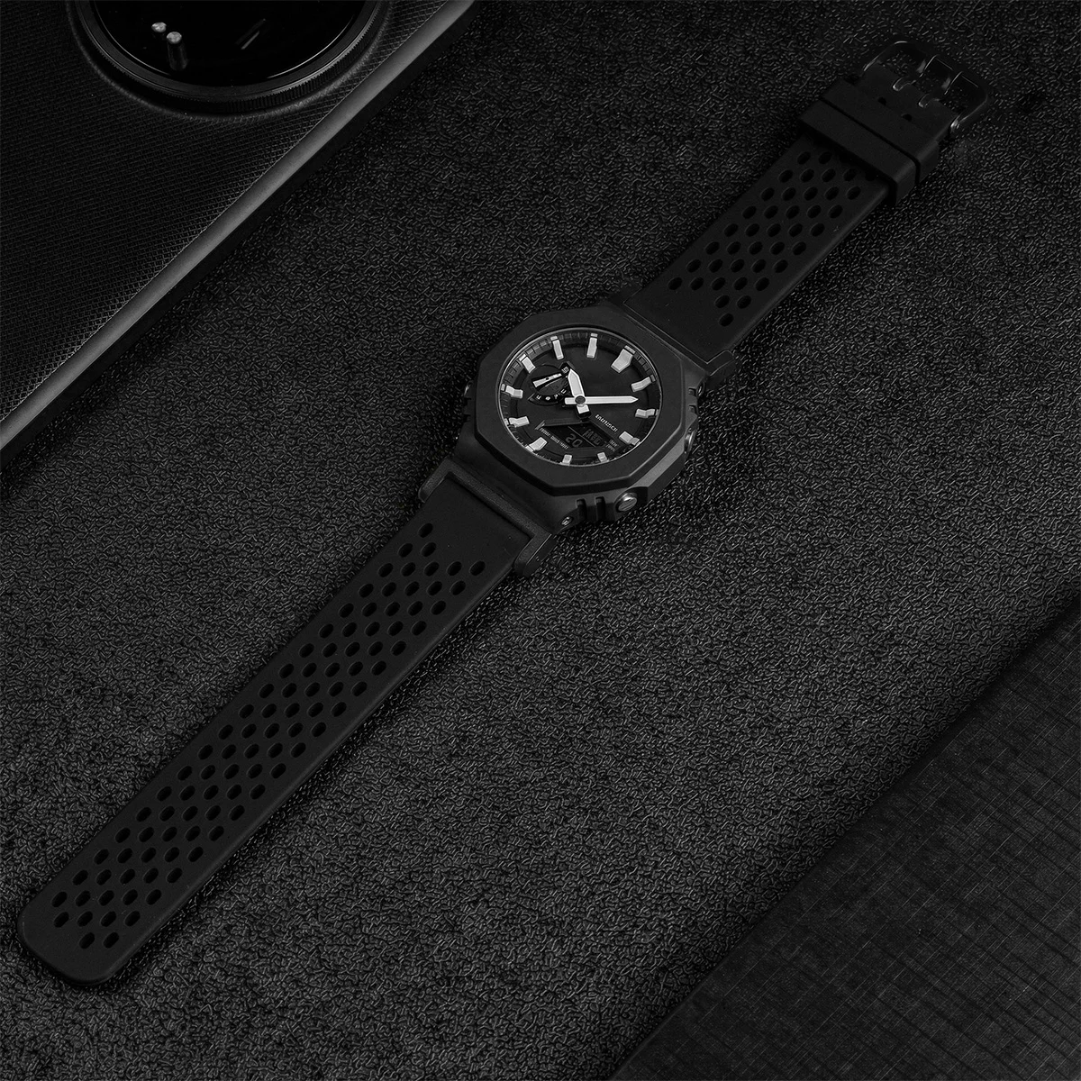 Sport Silicone Strap for Casioak Watches - Soft Loop Wristband Accessory