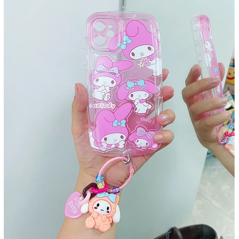 thumbnail image 1 of Kuromi Hello Kitty Tpu Case For Samsung S22 Ultra S23 S21 Plus Galaxy A54 A34 A14 A04 A23 A13 A50 A52 A32 A51 A11 A12 A20 Cover, 1 of 5