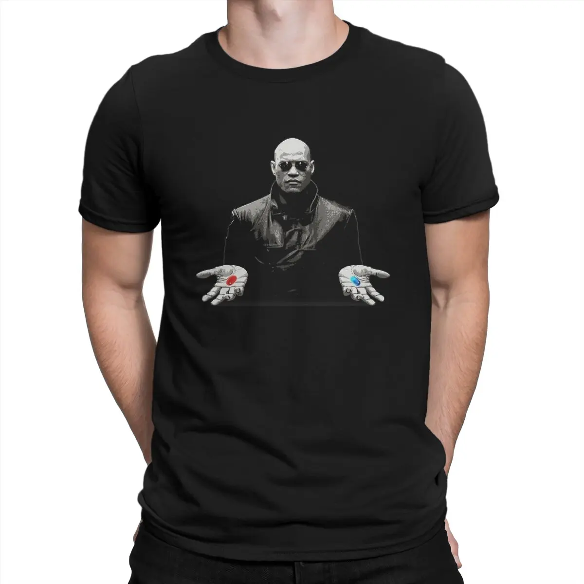 thumbnail image 1 of Camisetas esenciales para hombre: Matrix, divertidas camisetas de algodón, cuello redondo, manga corta, ropa de verano., 1 of 6