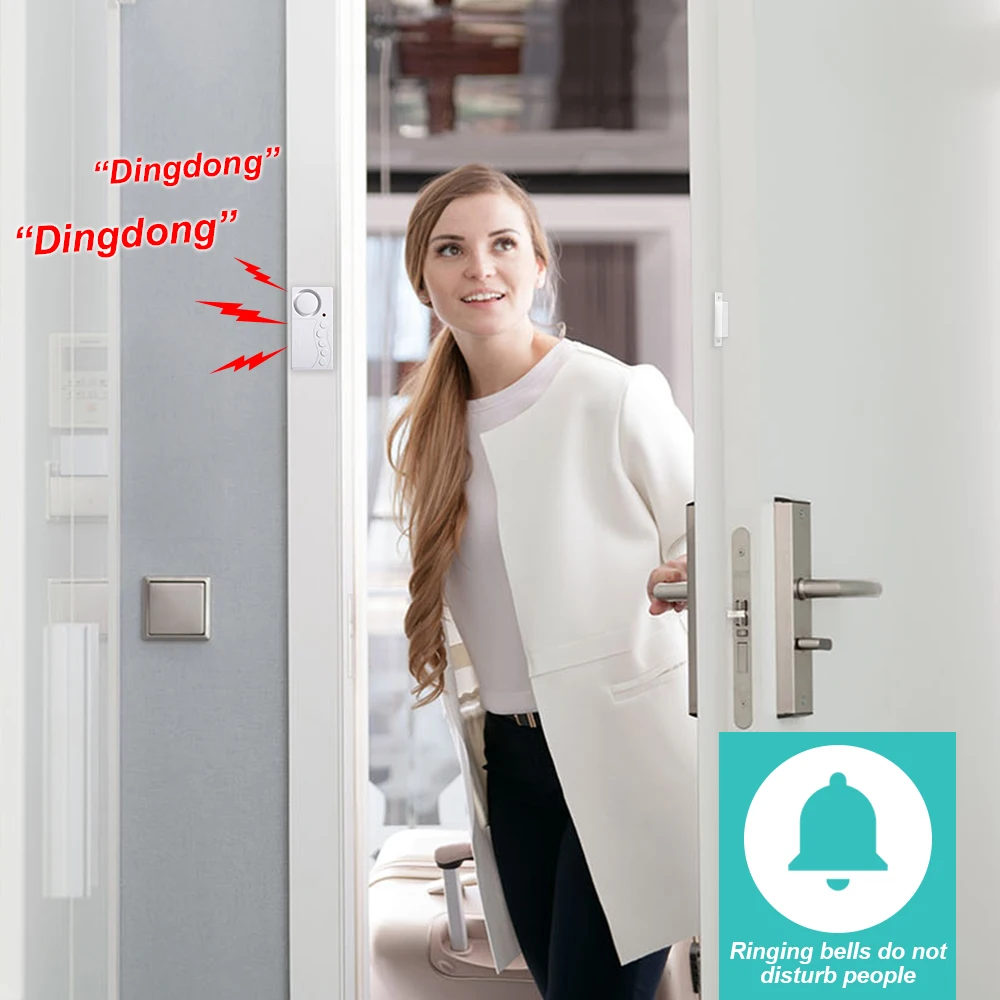 Wireless Door Sensor with Time Delay Alarm