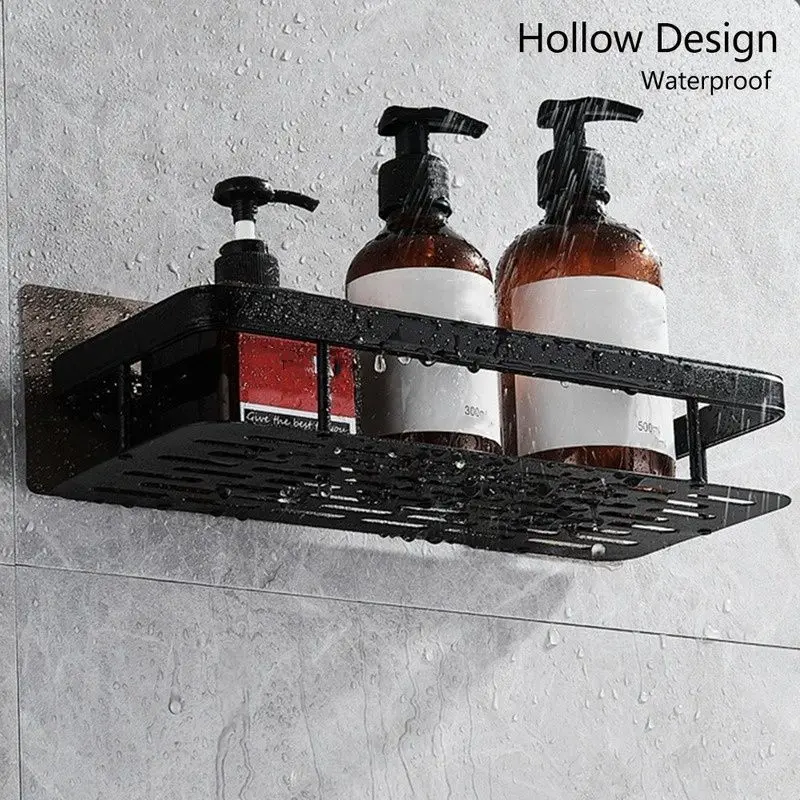 Bathroom Corner Punch-Free Rack Shampoo Storage Rack Holder with Suction  Cup Bathroom Shelves Bathroom Accessories Dropshipping - AliExpress