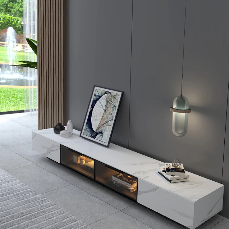 

ТВ-шкаф и чайный столик, комбинированный стеклянный ТВ-стенд LD