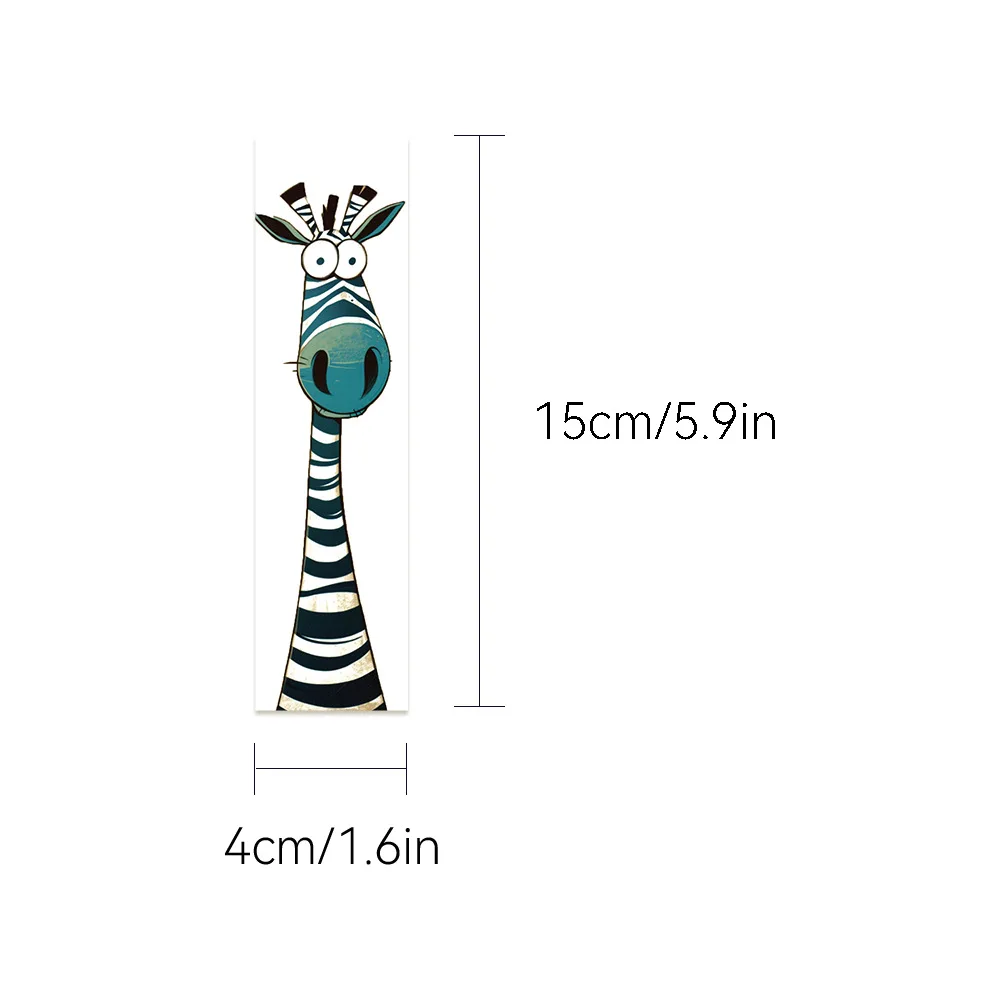 30Pcs Cute Funny Animals Bookmarks Reading Luggage DIY Gift Laptop Room Creative Gifts Durable Living Room Bookmarks
