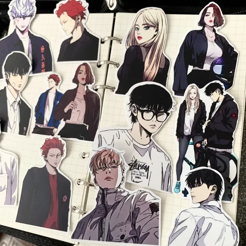 Manga Wind Breaker Adesivo Jay Shelly Coreano Manwha Adesivos Material Escolar Papelaria Criança Bonito Laptop Ipad Decoração Caixa do Telefone