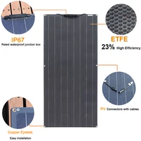 1500W 3000W panneau solaire 1000W solaire haute efficacité Portable batterie externe charge Flexible cellules solaires extérieures pour le Camping à la maison 5