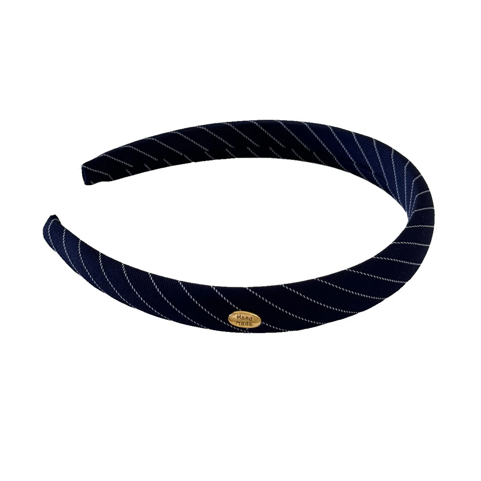 1PC Preppy Striped Headbands with Gold Accents, 5-Pack School - Style Hairbands for Teens, Cute Hair Accessories for Daily Wear