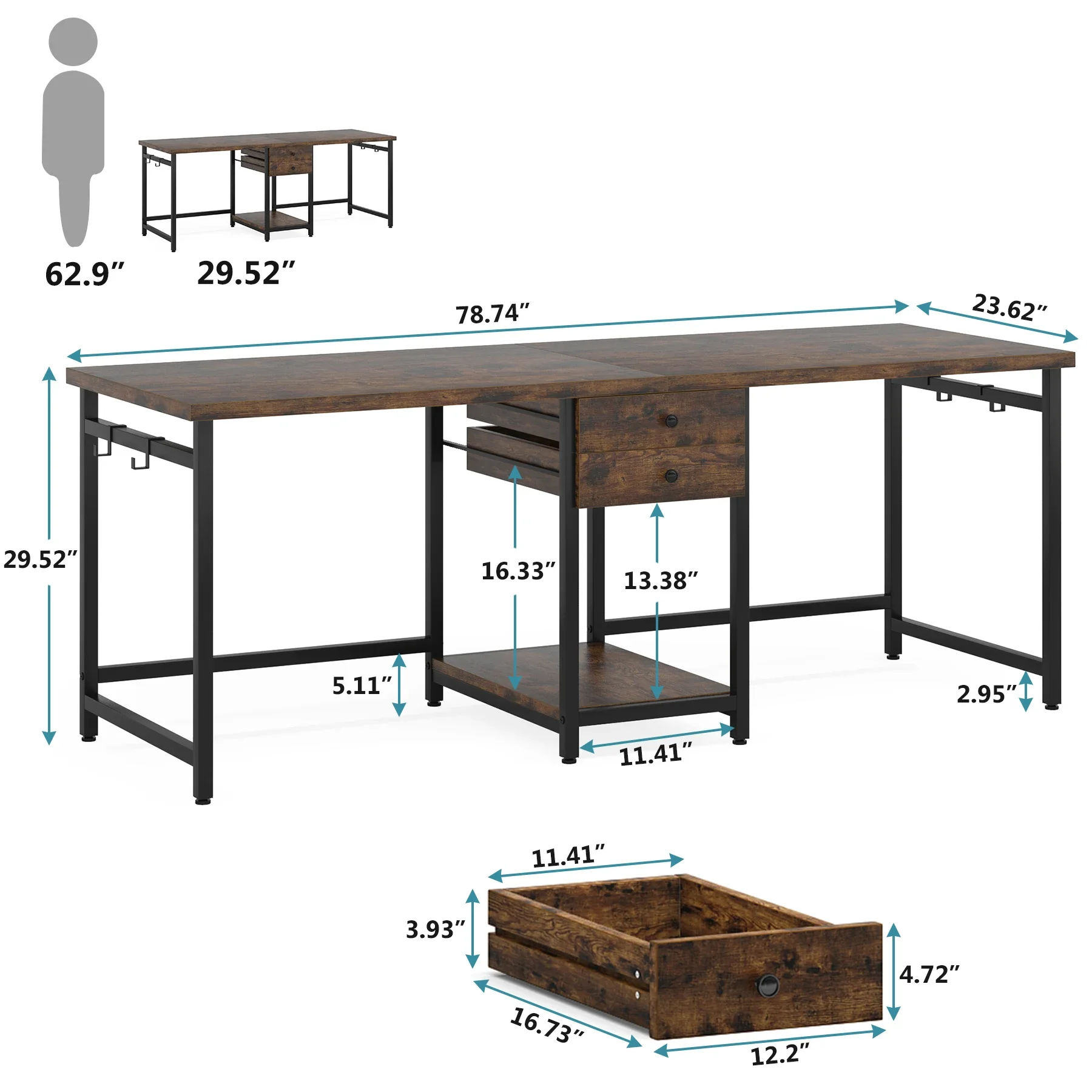 Wood steel materials