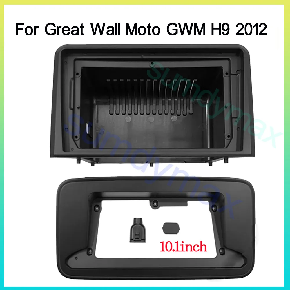 2Din Car Fascia Stereo Plate Audio Frame Installa Cover Trim Kit Per Great Wall Moto Gwm H9 2012 Car Radio Panel Fascas Bezel