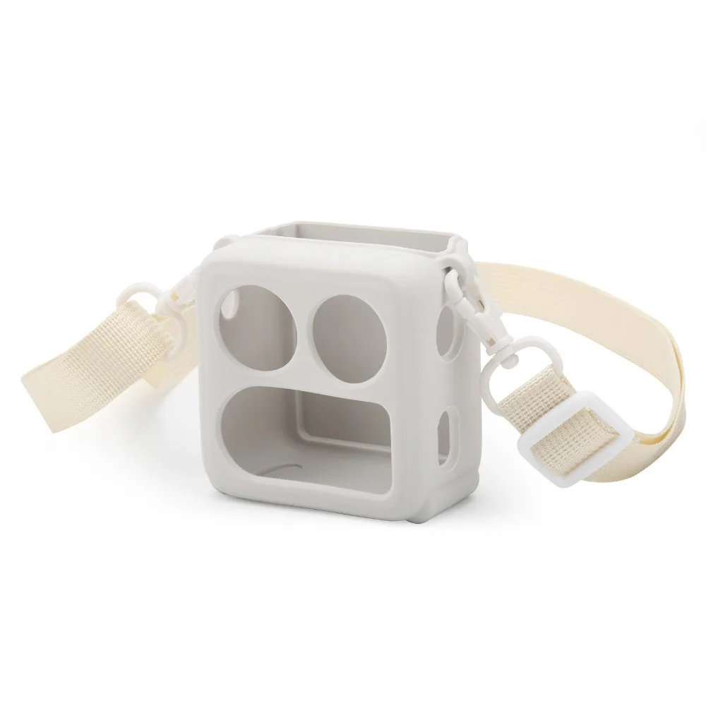 Shockproof Silicone Protective Carrying Case with Shoulder Strap and Waterproof, Anti-Drop Features