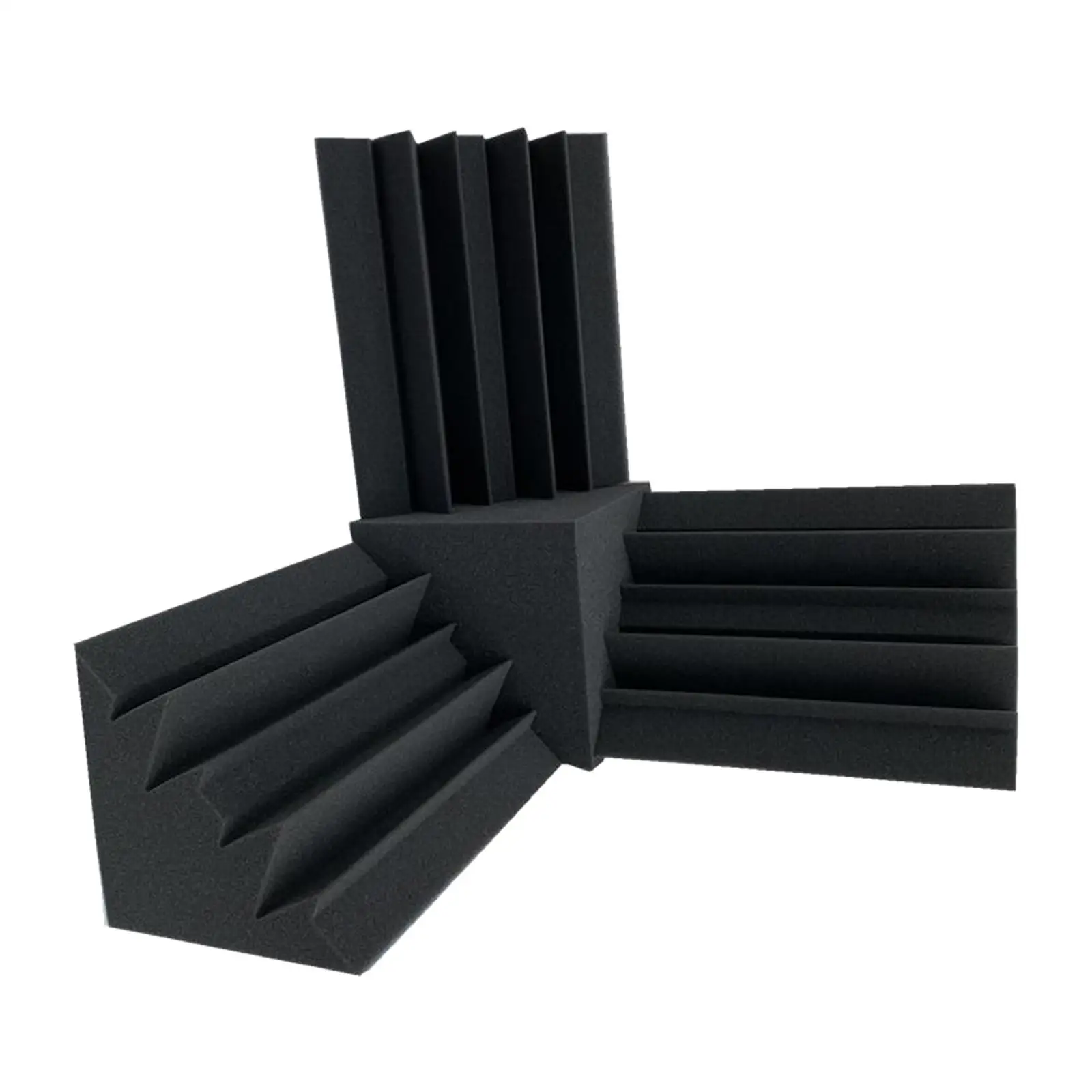 4pcs Sound Absorbing Foam Soundproofing Easy To Install Corner Studio Acoustic Bass Foam
