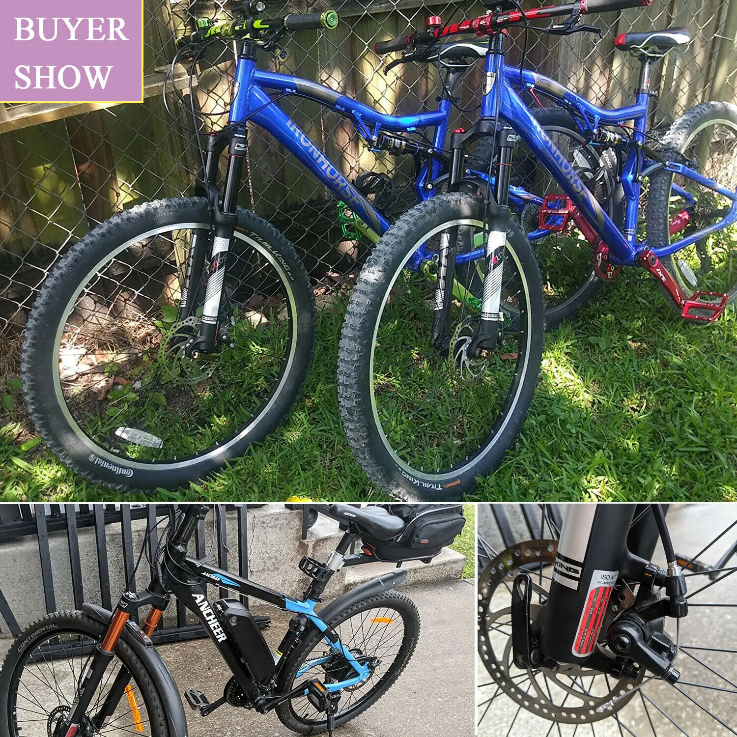 Mountainbike Gabel Fahrrad Luft Federung 26/27.5 /29 Zoll Gabeln Fahrrad  Zubehör