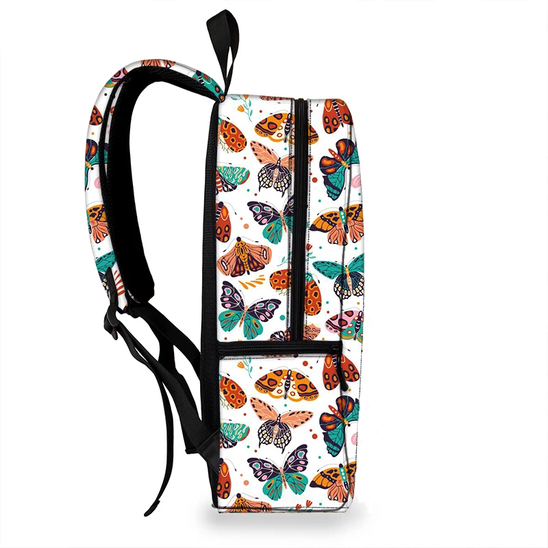 Beautiful Butterfly Print Backpack Women Fashion Rucksack Teenager Girls School Bags Canvas Travel Bag Laptop Backpacks 5