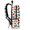 Beautiful Butterfly Print Backpack Women Fashion Rucksack Teenager Girls School Bags Canvas Travel Bag Laptop Backpacks 5