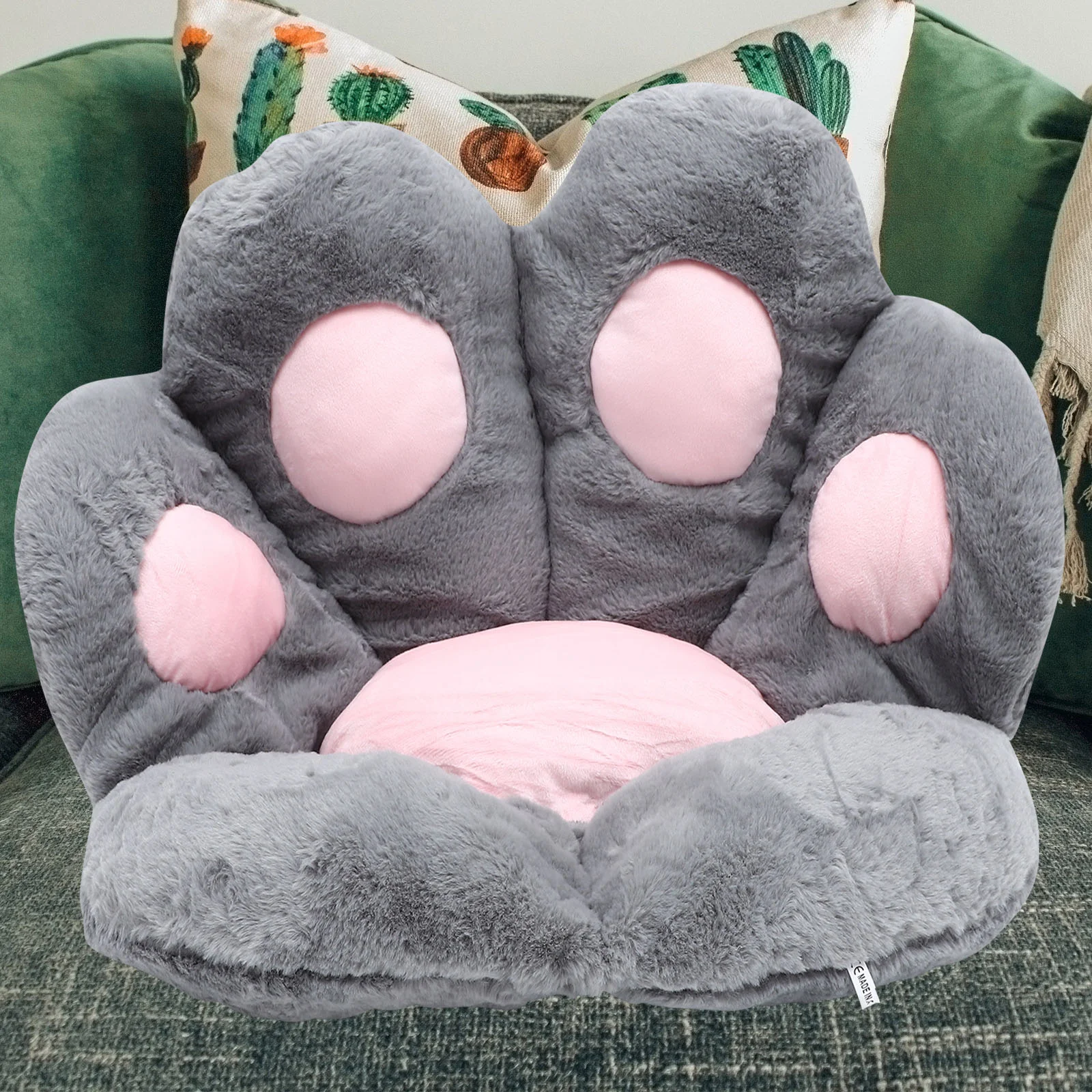 

1pc Cat Claw Model Cushion Creative Sofa Cushion Half Surrounded Chair Cushion